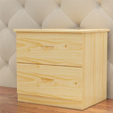 包邮实木床头柜 松木经济型床头柜简约现代抽屉式柜储物柜收纳柜