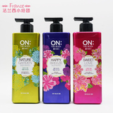 【现货】韩国 LG ON 香水沐浴露粉红/紫/绿 500g