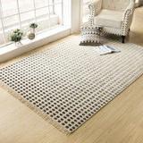 圣瓦伦丁 印度进口地毯客厅茶几垫 简约现代房间卧室床边毯长方形