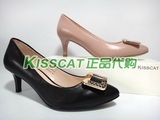 KISSCAT接吻猫2016秋款专柜正品代购尖头羊皮女鞋单鞋KA76524-13