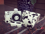 奶牛纹微单索尼相机包NEX-5T 5R A6000 A5000 A5100 A6300皮套