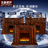 欧式壁炉 美式壁炉架 实木壁炉柜 罗马柱装饰 取暖1.2/1.6/1.8米