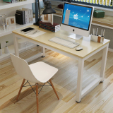 电脑桌台式宜家组装双人办公桌子家用简约现代写字台简易书桌定制