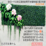 仿真草坪植物墙背景墙人造塑料草皮假绿植墙体装饰米兰草批发包邮