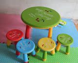 阿木童儿童椅子圆桌整套儿童餐椅阿童木桌椅儿童凳子幼儿园写字桌