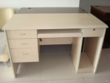 单人台式办公电脑桌简约1.2米家用写字台1.4米职员桌1.6米中班台