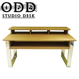ODD 电钢工作台琴桌 实木琴桌 电子琴桌架 音乐工作室 影音室桌子