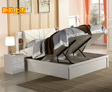 简约板式床软包双人床1.5米经济型高箱床单双人床1.8米婚床 大床