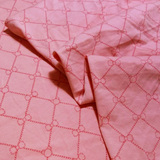 纯棉布料 宝宝儿童贴身床单印花平纹针织粉红色格子布料清仓处理