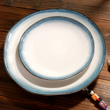 西餐盘 陶瓷盘子西餐餐具创意不规则牛排盘子家用菜盘水果盘西式