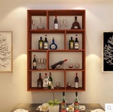 创意悬挂餐厅家用挂壁式红酒架壁挂简约现代酒柜墙上置物架壁柜