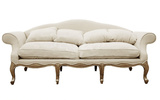 美式乡村风格布艺软包沙发 法式实木三人沙发 新古典后现代沙发椅