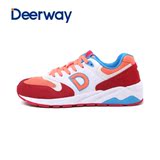 德尔惠新款正品女士运动跑步鞋夏季轻便透气复古网面鞋T72624562