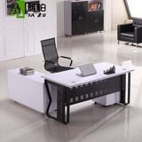 广州简约现代主管桌老板电脑桌经理台财务办公桌1.6米单人办公桌