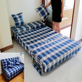 可拆洗布艺榻榻米折叠沙发床1.2米卧室书房沙发床1.5米重庆宜家