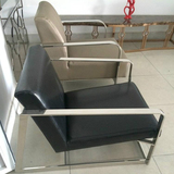 全国包邮欧式简约现代宜家不锈钢休闲沙发椅客厅太师椅创意咖啡椅