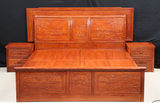 1.8米实木床红木非洲花梨木双人床婚床高箱现代中式辉煌特价床