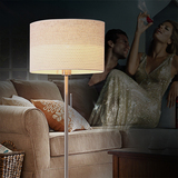 北欧宜家落地灯客厅现代简约可遥控卧室床头灯LED调光护眼台灯具