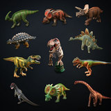 出口恐龙儿童玩具男孩侏罗纪霸王龙仿真塑胶恐龙模型手办动物套装