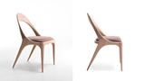 实木餐椅 北欧式酒店咖啡厅西餐厅椅子 创意样板房椅 定制
