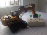 15通道遥控挖掘机超大型仿真推挖土机钩机充电儿童玩具游乐园设备