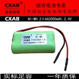 CXAB至信奥博电池 2×AA2000mAh 2.4V 安全出口消防应急灯电池