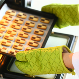 展艺防烫手套烤箱隔热加厚厨房耐高温微波炉专用手套 2只装