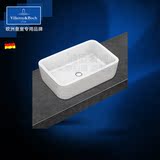 德国唯宝陶瓷台上盆方形面盆无孔台上碗盆洗手池 41276001