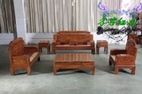 中式家具红木沙发 花梨木沙发 实木仿古沙发雕花客厅沙发组合