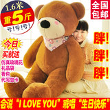 毛绒玩具泰迪熊公仔生日礼物女布娃娃抱抱熊批发熊猫大号1.6米1.8