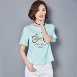12-13-14-15-16-18岁少女孩夏装初中高中学生韩版上衣服短袖T恤衫