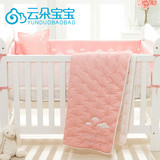 宝宝婴儿床上用品全棉七件套八件套 纯棉宝宝床围被子 婴儿童床品