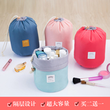 圆筒式大容量分层防水韩国旅行洗漱化妆包化妆品收纳包便携整理袋