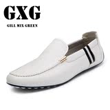 GXG代购夏季英伦绅士真皮豆豆鞋商务休闲驾车鞋懒人鞋男鞋小白鞋