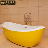 新款特价厂家直销船形浴缸精品高档独立式亚克力浴缸1.6米