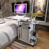 简易悬挂懒人台式机床上电脑桌现代简约家用移动床边笔记本电脑桌