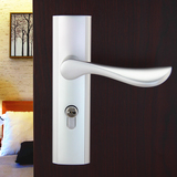 家用门锁室内执手锁欧式太空铝锁具执手卧室房门锁！