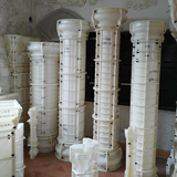 GRC罗马柱模具 别墅ABS塑钢水泥欧式构件光面柱子 现浇圆形罗马柱