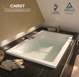 德国CARST卡司德长方形双人浴缸进口压克力嵌入式浴盆1.7米QR8055