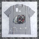 【正品代购】Givenchy纪梵希 猴子狒狒 咆哮 灰色 男款短袖T恤