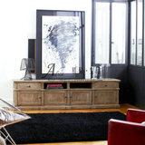 出口欧洲实木家具 法式风格乡村系列 美式乡村 橡木电视柜 D271