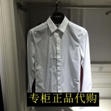 原价：498 太平鸟男装专柜正品代购 2016春装新款白色修身款衬衫