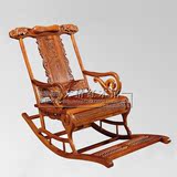红木摇椅 非洲花梨木豪华摇椅梳子摇椅 实木靠背椅躺椅午睡椅