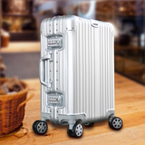 日默瓦拉杆箱万向轮登机箱20寸全金属镁铝合金旅行箱铝框行李箱24