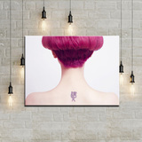 欧美创意发型海报个性理发店装饰画发廊美发店发型工作室艺术挂画