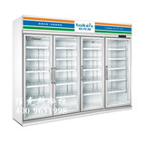 广东饮料展示柜冷藏冰柜四门立式冷饮柜商用冰箱便利店超市饮料