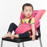 幼婴儿童宝宝便携式餐椅带多功能小孩外出吃饭学座凳套收纳妈咪包