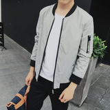 韩版秋季男士薄款夹克男帅气棒球服外套青少年长袖褂子学生衣服潮