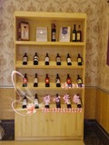 实木展示柜木质红酒展柜高档红酒货架白酒展示柜超市靠墙展架