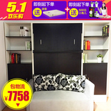wallbed沙发壁床 多功能隐形床书柜一体 节省空间书架壁柜折叠床